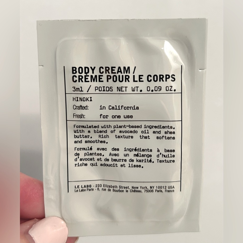 LE LABO BUNDLE  Body Cream , Hand Cream and Hair Conditioner
